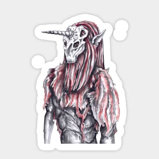 Unicornman Sticker